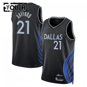 NBA Dallas Mavericks Trikot Daniel Gafford Nike 2025-26 City Edition Schwarz Swingman - Kinder